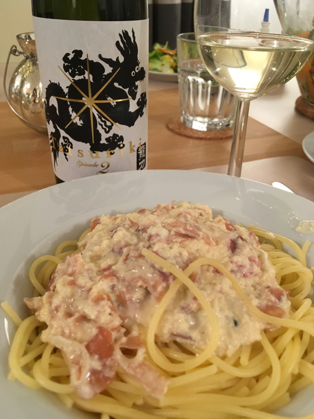 Sake and Spaghetti Carbonara – charly iten art affairs